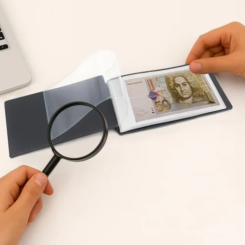 Miniatura 4 de Billetera portátil para billetes de viaje.