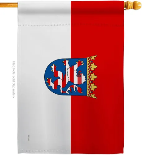 Americana Home & Garden Hesse - Bandera de la casa regional, Alemania, Estados de Europa Central, territorio de Europa Central, Historia, País,