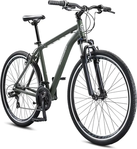 Miniatura 18 de Schwinn GTX Comfort - Bicicleta híbrida para adultos, para hombres y mujeres, bicicleta deportiva doble, ruedas de 700c, marco de aluminio ligero