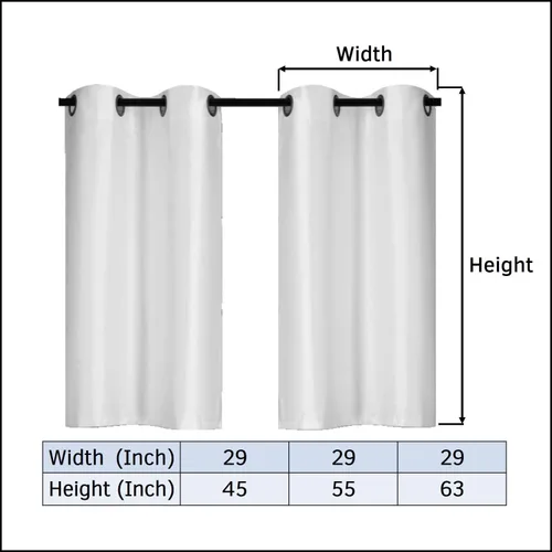 Miniatura 5 de Renaiss Cortinas de carpa para ventana, 29 pulgadas de ancho x 45 pulgadas de alto, pintura de tinta oriental, hojas de loto, lirio de agua negro