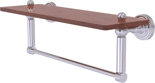 Miniatura 22 de Allied Brass DT-1TB-16-IRW Dottingham Collection - Toallero integrado de madera IPE de 16 pulgadas, color bronce antiguo
