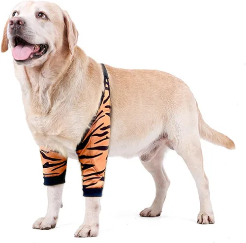 Miniatura 12 de Protector de codo para perro, coderas con almohadilla de malla para perros medianos y grandes para evitar lamer heridas (automóvil, 4XL)