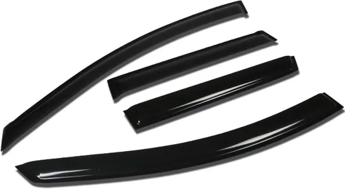Miniatura 34 de Auto Dynasty Protectores de lluvia con cinta adhesiva compatible con Juke F15 2011-2016 4 piezas deflector de visera de ventana 12 13 14 15