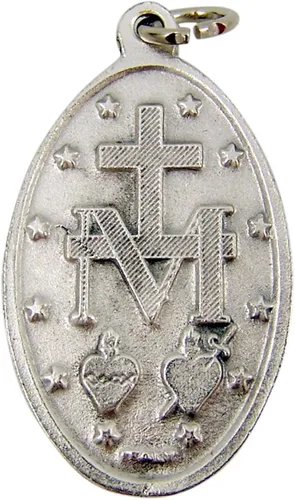 Miniatura 2 de Regalos devocionales y medallas de plata con colgante de medalla milagrosa de Nuestra Señora de la Gracia