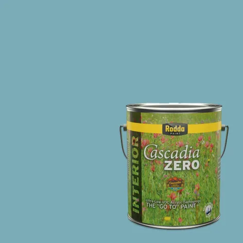 Miniatura 66 de Rodda Paint CASCADIA XL Pintura e imprimación satinada exterior en uno, cuarto de galón, Acapulco Dive