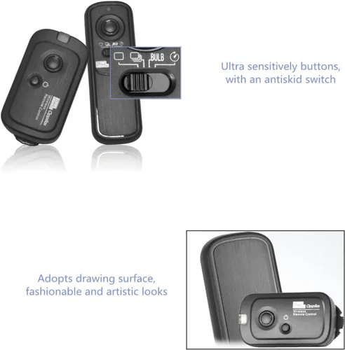 Miniatura 3 de Pixel RW221-DC0 - Control remoto de radio inalámbrico compatible con Nikon Z8 Z9 D3 D4 D5 D6 D800 D850 D810 D700 D500 D300 D200 F100 F90 F6 F5 D1X