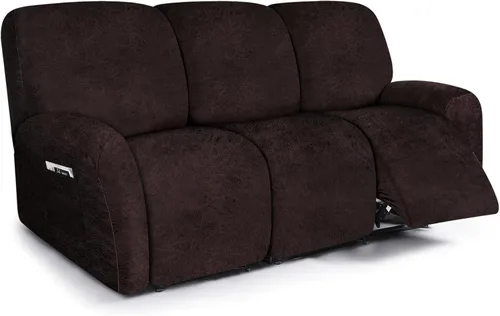 Miniatura 72 de molasofa Fundas de cuero para sillas reclinables, fundas para sillas reclinables grandes para silla reclinable, 4 piezas, fundas lavables que se