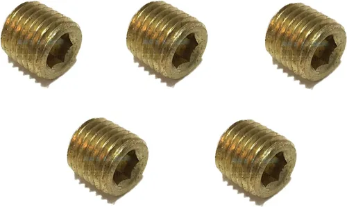 Miniatura 3 de Latón COUNTERSUNK HEX Plug 1/16" macho NPT MNPT combustible/aire/agua/aceite/gas WOG (cantidad 01)