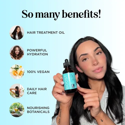 Miniatura 3 de Suero voluminizador de aceite de romero para el cabello, aceite hidratante para el cuero cabelludo y el cabello para hombres y mujeres con infusión