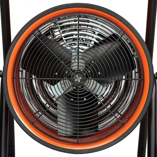 Miniatura 2 de Global Industrial 34120 BTU Calentador eléctrico portátil de salamandra con cable de 8 pies, termostato ajustable, 240 V, 1 fase, 10000 W