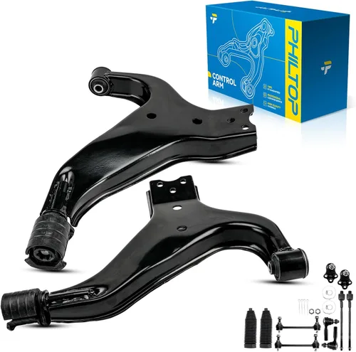 Miniatura 157 de PHILTOP Kit de suspensión delantera de 10 piezas, brazos de control inferiores con juntas de bola, eslabones de extremo de barra estabilizadora