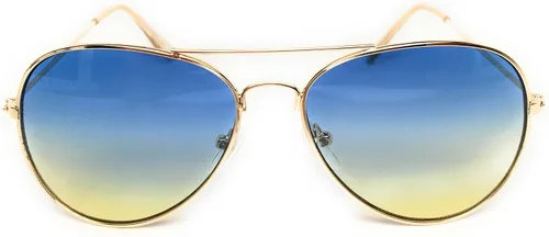 Miniatura 2 de WebDeals Retro - Gafas de sol de metal Aviator tamaño niño