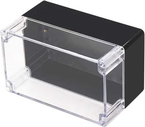 Miniatura 14 de Caja de proyecto IP65 Caja de conexiones impermeable ABS cajas eléctricas negras para bricolaje, Estuche electrónico para proyectos de energía, Caja