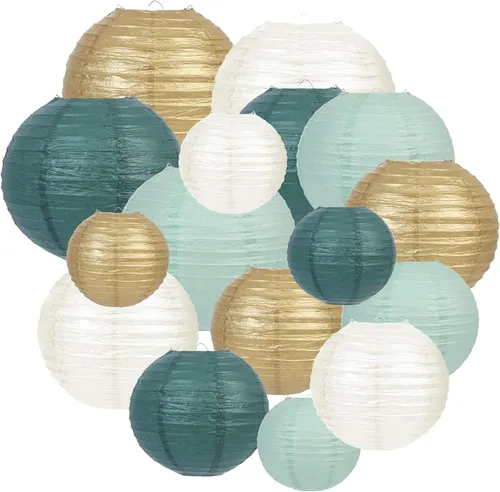 Miniatura 8 de Faroles de papel blanco redondos chinos para fiestas, decoración del hogar y bodas, varios tamaños de 6 pulgadas, 8 pulgadas, 10 pulgadas, 12