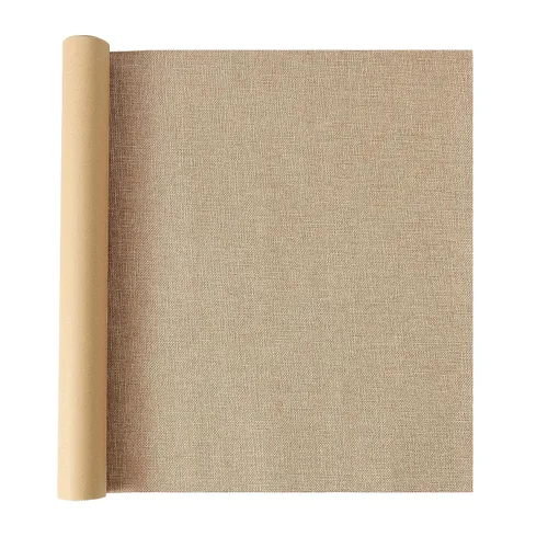 Miniatura 10 de SANSAM Parche autoadhesivo de tela de reparación de lino, rollo de 17.2 x 60 pulgadas, cinta de reparación de tela para sofás, sofá, ropa, álbumes
