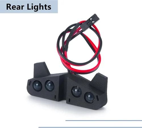 Miniatura 6 de MORLORDY RC delantera y trasera LED Kits de luz trasera para 1/10 TRX Slash VXL XL-5 actualizaciones 4x4 2WD camión