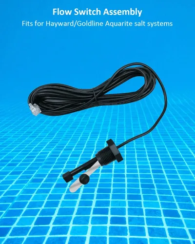 Miniatura 2 de Conjunto de interruptor de flujo GLX-FLO-RP actualizado 2026 para Hayward Goldline Aquarite Salt Systems Sensor de flujo de piscina para células