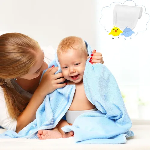 Miniatura 6 de 8 piezas de algodón con cordón umbilical para bebé, suave protector de vientre para bebé, banda para ombligo recién nacido, cinturón de ombligo