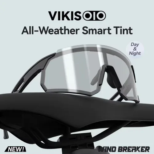Miniatura 9 de Lentes de ciclismo fotocromáticos, UV400 TR90, marco para equitación, correr, béisbol, pesca, conducción para hombres y mujeres
