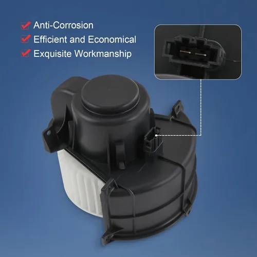 Miniatura 6 de JDMSPEED Motor del ventilador de calentador y jaula delantera de repuesto para Audi Q7 2007-2015, repuesto para Volkswagen VW Touareg 2004-2010