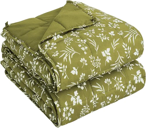 Miniatura 43 de yescool - Manta con peso, 7 libras, fresca, transpirable, con cuentas de cristal prémium, lavable a máquina, para dormir, 60-90 libras, 41 x 60 Gris