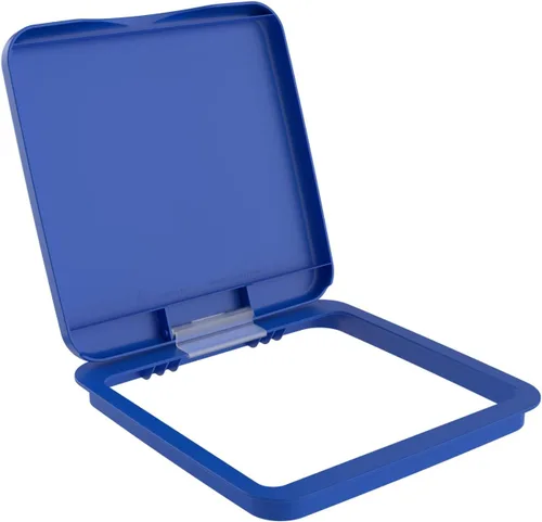 Miniatura 26 de Tapa para cubo de basura de 35 cuartos de galón, de la marca Rev-A-Shelf plateado