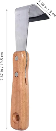 Miniatura 4 de DOITOOL Cuchillo raspador de corteza de jardinería, herramienta manual ergonómica para quitar corteza de árbol para árboles frutales, cortador