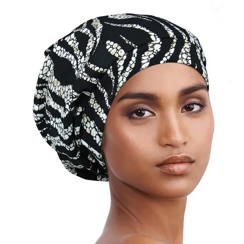 Miniatura 50 de Alnorm - Gorro con forro de satén y suave banda elástica para hombres y mujeres, talla única Se ajusta a la mayoría