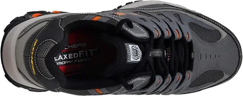 Miniatura 20 de Skechers Zapatos de construcción Cankton con punta de acero para hombre, clasificación de peligro eléctrico, espuma viscoelástica