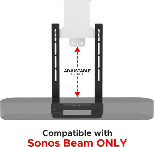 Miniatura 5 de Soporte de TV Soundbass Beam, Compatible con las Generaciones 1 y 2 del Soporte de Montaje Sonos Beam para TV, Negro, Kit Completo de Hardware