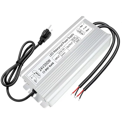 Miniatura 16 de inShareplus fuente de poder LED, 24V 40W IP67 impermeable para exteriores, transformador de bajo voltaje de CA 90-140V a CC 24V 1.7A, adaptador