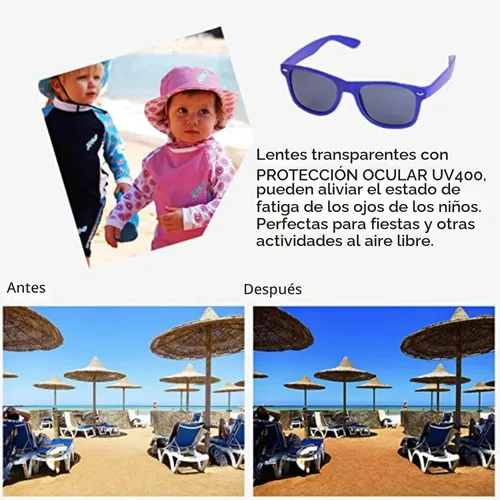 Miniatura 4 de INNOCHEER Gafas de sol de fiesta para niños con protección UV400, gafas de sol de neón para niños y niñas, gran regalo para recuerdos de fiesta