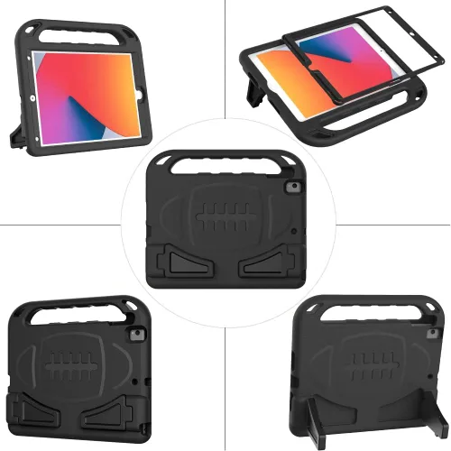 Miniatura 8 de BMOUO Funda para niños para iPad de 9ª/8ª/7ª generación (2021/2020/2019), con protector de pantalla integrado, soporte con mango a prueba de golpes