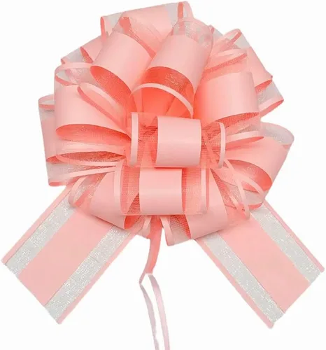 6 lazos grandes, lazo para envolver regalos, 6 pulgadas, regalo de Navidad, cumpleaños, boda, lazos para envolver cajas o decoraciones de flores,