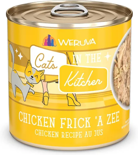 Miniatura 13 de Weruva Cats in The Kitchen, Kitty Gone Wild with Wild Salmon Au Jus - Alimento para gatos, lata de 6 onzas (paquete de 24)