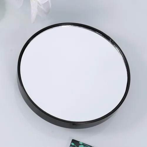 Miniatura 2 de Espejo de maquillaje compacto con ventosas, espejo portátil redondo para viajes y baño para aplicación cosmética detallada y eliminación