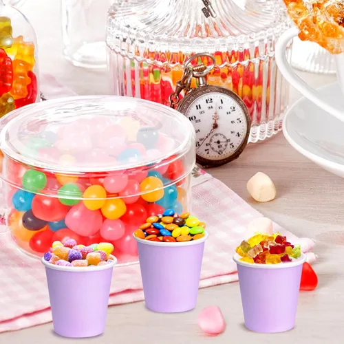 Miniatura 5 de 50 Paquetes Vasos de Papel Desechables de 3 oz, Vasos de Baño Vasos de Papel Pequeños, Vaso para Enjuague Bucal Taza de Espresso para Fiestas, Baño