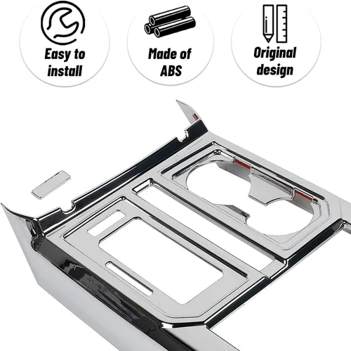 Miniatura 2 de Linskip Cubierta del panel de cambio de engranajes compatible con accesorios Ford F150 2015 2016 2017 2018 2019 2020 Ford F150 2015 2016 2017 2018