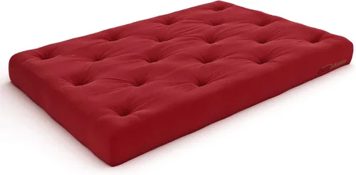 Miniatura 21 de Nirvana Futons Colchón de futón completo de 6 pulgadas, sarga azul marino, fabricado en Estados Unidos Azul marino (Navy Twill)