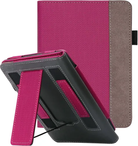 Miniatura 10 de WALNEW Funda con soporte para Kindle Paperwhite de 7" de 12ª generación (2024 lanzado) y Kindle Colorsoft Signature Edition, funda de piel sintética