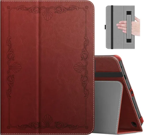 Miniatura 19 de MoKo - Funda compatible con la tablet Kindle Fire HD 8 y 8 Plus (10ª generación, versión de 2020), funda de soporte plegable y diseño delgado