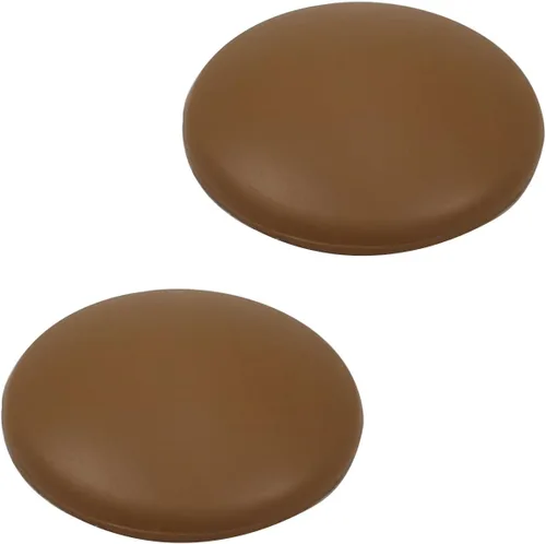 2 topes de silicona marrón para puerta, autoadhesivos, para cocina, dormitorio, protectores de pared de 1.57 pulgadas de diámetro