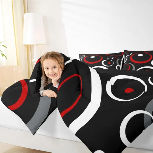 Miniatura 94 de Feelyou Juego de edredón de baloncesto para niñas y niños, juego de ropa de cama con juegos de pelota, decoración de habitación, regalo para amantes