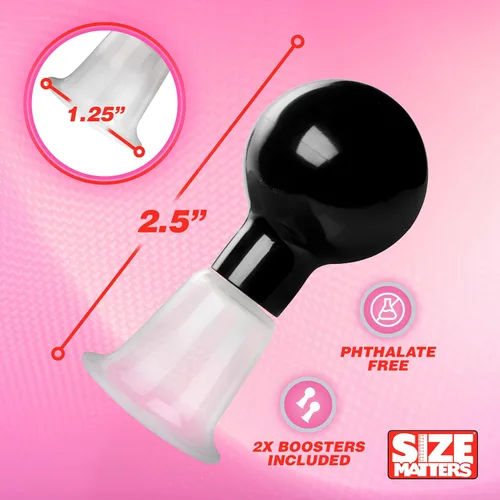 Miniatura 5 de Size Matters Potenciadores de pezones transparentes