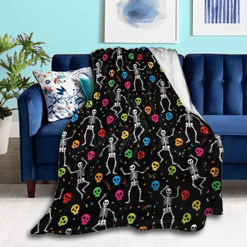 Unqiue - Mantas mullidas para adolescentes, niños y niñas, manta cómoda para cama, sofá, compatible con atrapasueños de búho, arcoíris, mantas y