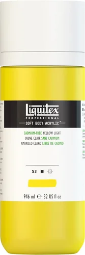 Miniatura 40 de Liquitex Professional Soft Body - Pintura acrílica, botella de 2 onzas (59 ml), blanco titanio Titanio Blanco