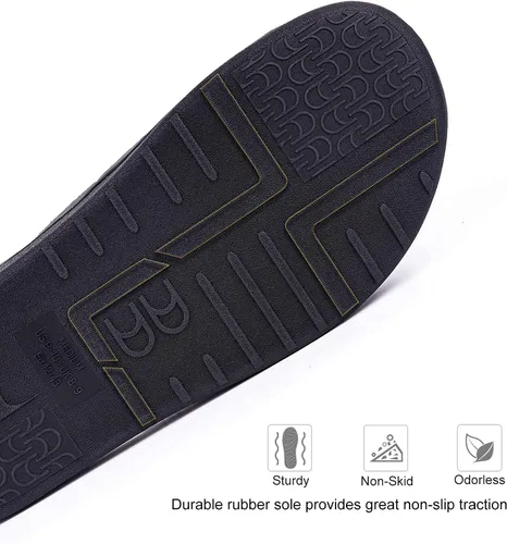 Miniatura 6 de Cómodas pantuflas de espuma viscoelástica para hombre, transpirables, microgamuza