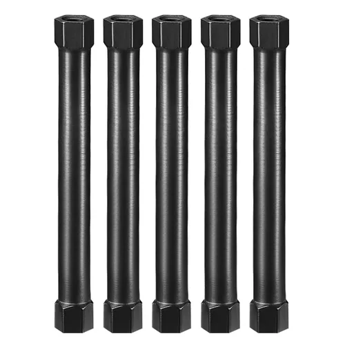 Miniatura 10 de uxcell Columna espaciadora de separación de aluminio hexagonal M3x55mm, para avión RC, FPV Quadcopter, CNC, negro, 5pcs