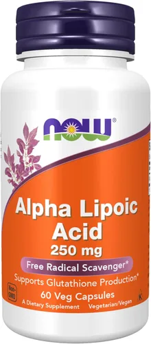 Miniatura 1 de Cápsulas Now Foods Alpha de ácido lipoico, 0,008 onzas, 3042, 60, 1, 1