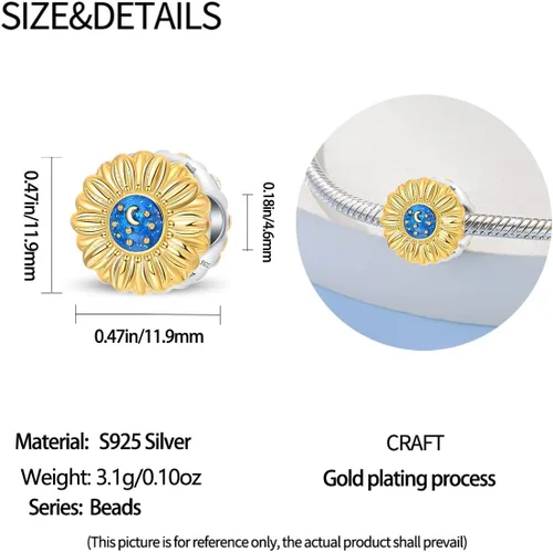 Miniatura 180 de LNQOBU Happy Life - Colgante para pulseras de abalorios, plata de ley 925 para mujer (con un espaciador de cuentas)